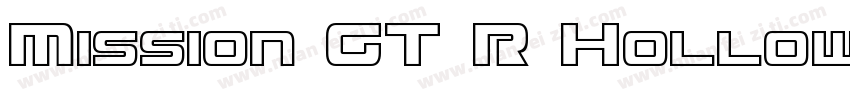 Mission GT R Hollow Italic字体转换
